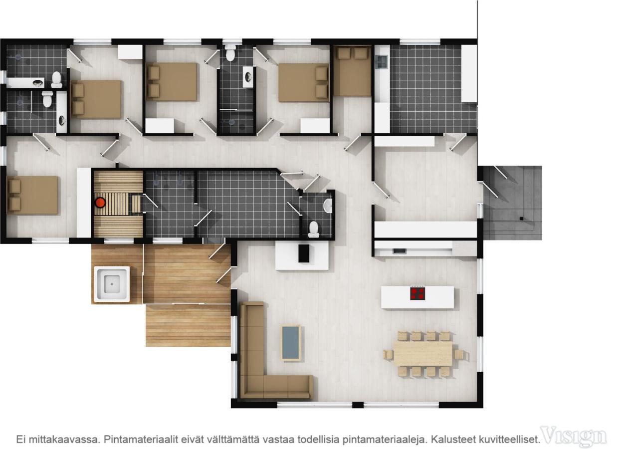 Levillas Kuppimaantie Villas Luaran gambar